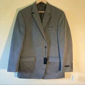 NWOT Andrew Fezza grey blazer 44R